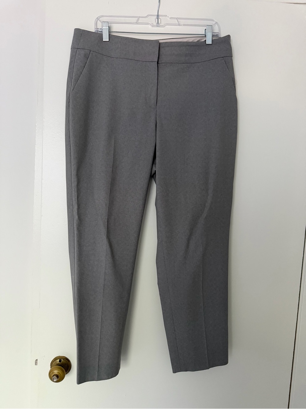 LOFT Tailored Women's Gray Dress Pants - Classic Workwear